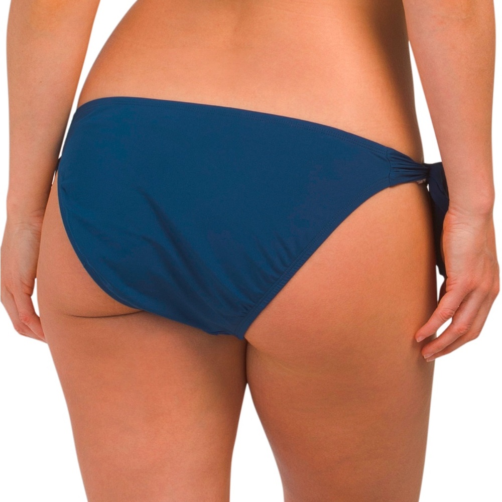 New Bleu Rod Beattie Eyelet navy Halter Bikini Top & Tie Side Bikini Bottom - Picture 9 of 16